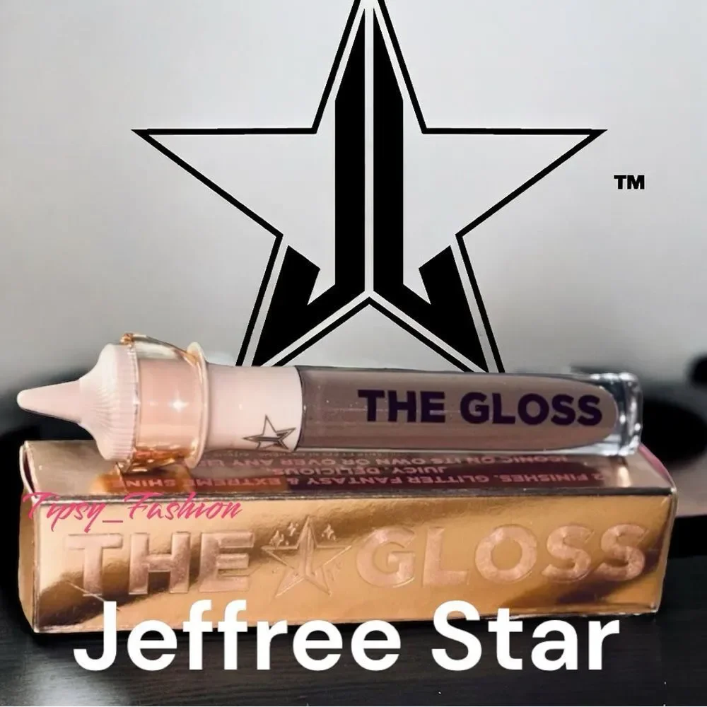 Jeffree Star Table Top The Gloss Orgy Collection Brown Shimmer Lip Gloss NIB